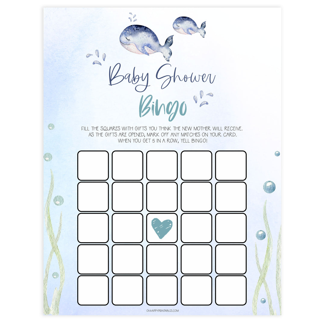 baby shower bingo game, Printable baby shower games, whale baby games, baby shower games, fun baby shower ideas, top baby shower ideas, whale baby shower, baby shower games, fun whale baby shower ideas