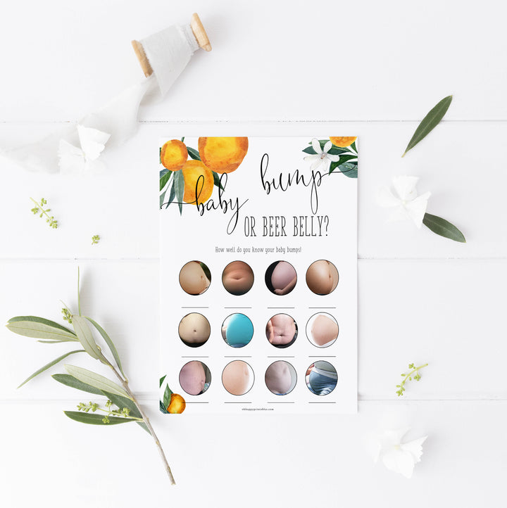 baby bump or beer bally baby game, Printable baby shower games, little cutie baby games, baby shower games, fun baby shower ideas, top baby shower ideas, little cutie baby shower, baby shower games, fun little cutie baby shower ideas, citrus baby shower games, citrus baby shower, orange baby shower