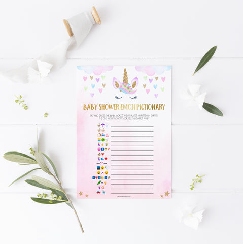baby shower emoji pictionary game, Printable baby shower games, unicorn baby games, baby shower games, fun baby shower ideas, top baby shower ideas, unicorn baby shower, baby shower games, fun unicorn baby shower ideas