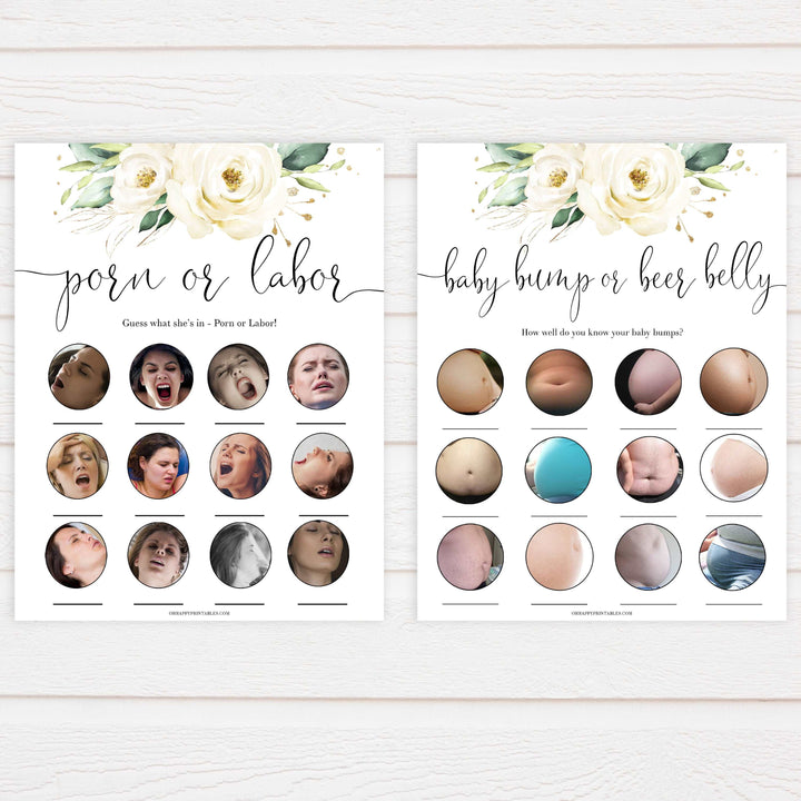 10 baby shower games, 10 baby games bundle, Printable baby shower games, shite floral baby games, baby shower games, fun baby shower ideas, top baby shower ideas, floral baby shower, baby shower games, fun floral baby shower ideas