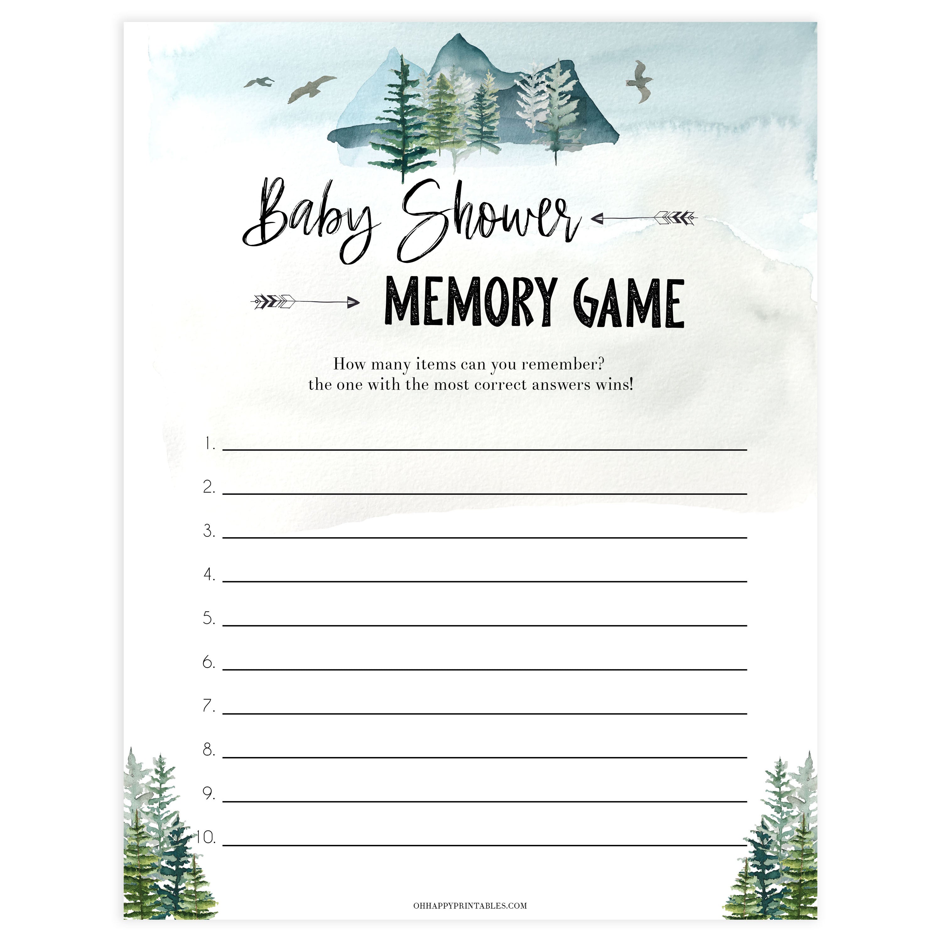 baby memory game, Printable baby shower games, adventure awaits baby games, baby shower games, fun baby shower ideas, top baby shower ideas, adventure awaits baby shower, baby shower games, fun adventure baby shower ideas
