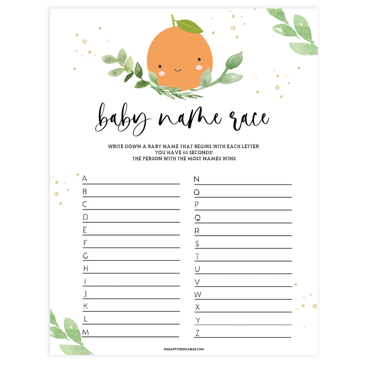 baby name race game, Printable baby shower games, little cutie baby games, baby shower games, fun baby shower ideas, top baby shower ideas, little cutie baby shower, baby shower games, fun little cutie baby shower ideas
