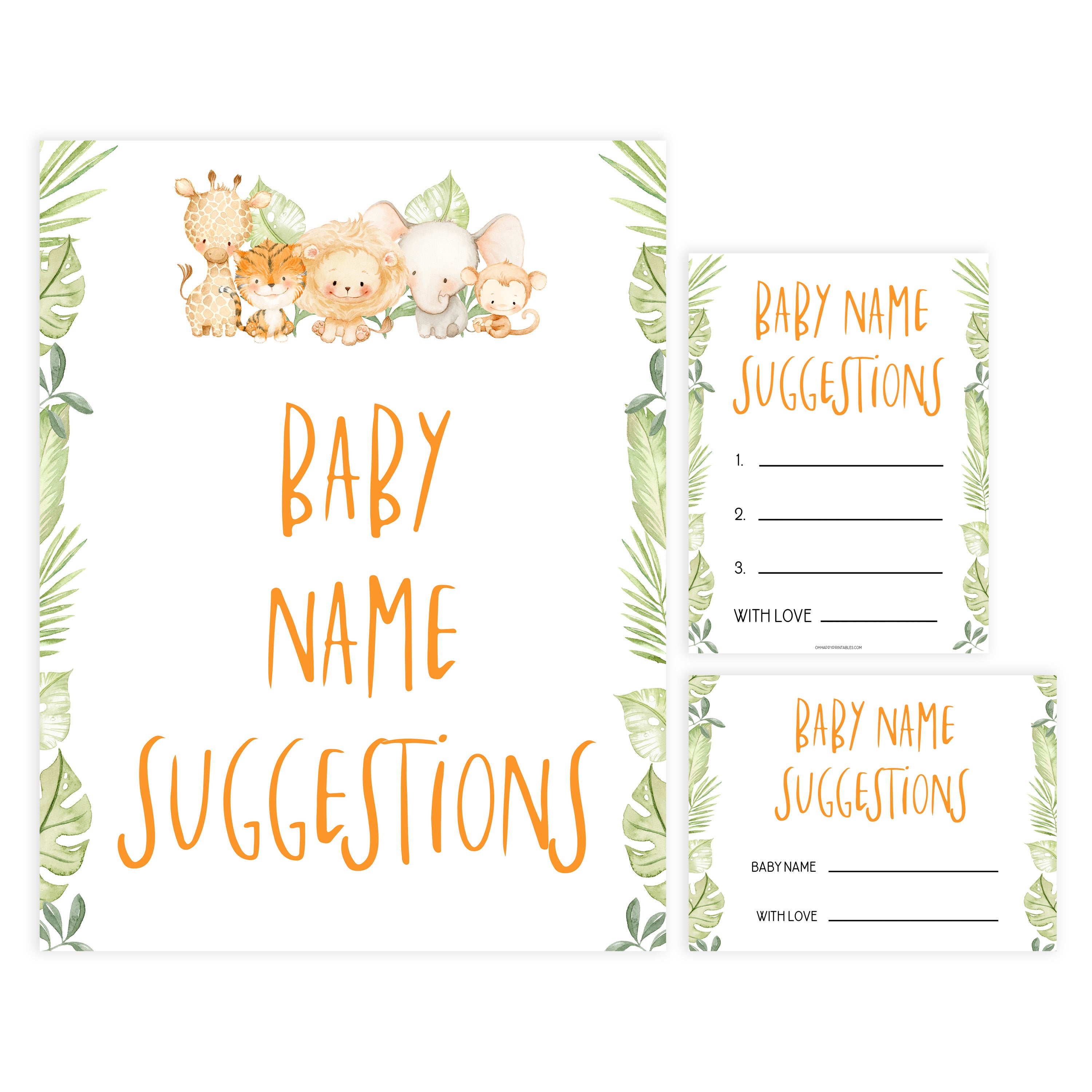 baby name suggestions game, Printable baby shower games, safari animals baby games, baby shower games, fun baby shower ideas, top baby shower ideas, safari animals baby shower, baby shower games, fun baby shower ideas