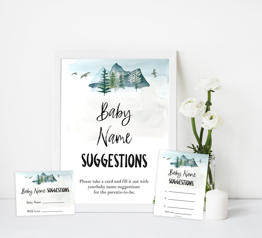 baby name suggestions game, Printable baby shower games, adventure awaits baby games, baby shower games, fun baby shower ideas, top baby shower ideas, adventure awaits baby shower, baby shower games, fun adventure baby shower ideas