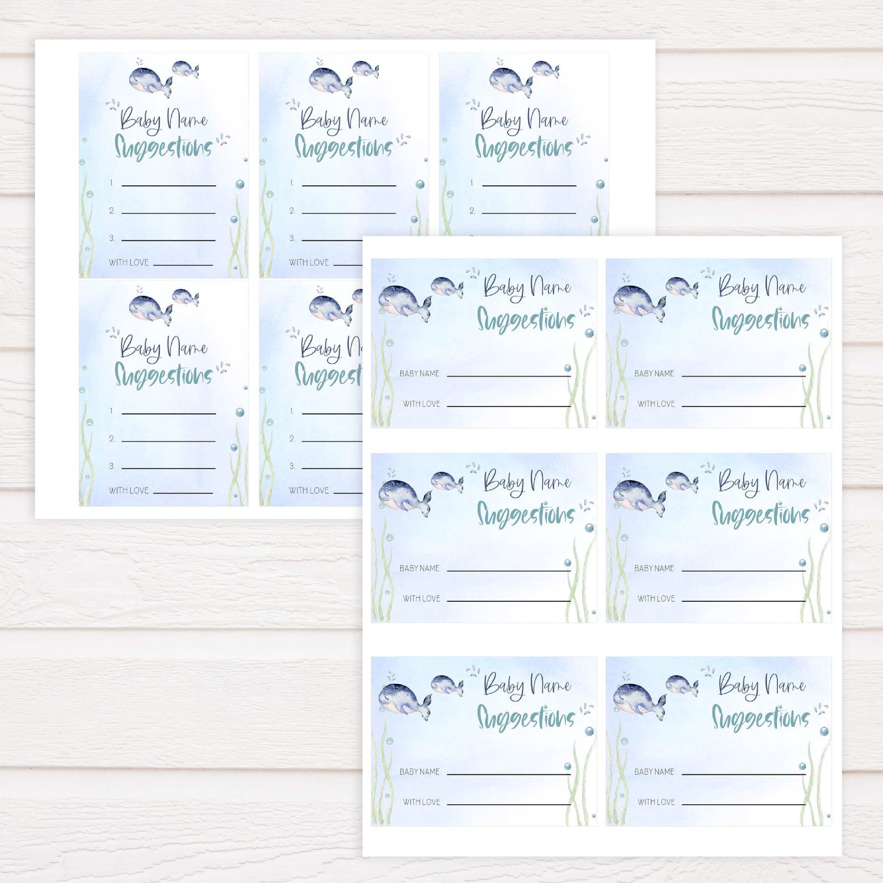baby name suggestions game, Printable baby shower games, whale baby games, baby shower games, fun baby shower ideas, top baby shower ideas, whale baby shower, baby shower games, fun whale baby shower ideas