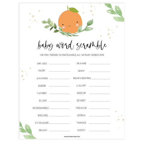 baby word scramble game, Printable baby shower games, little cutie baby games, baby shower games, fun baby shower ideas, top baby shower ideas, little cutie baby shower, baby shower games, fun little cutie baby shower ideas