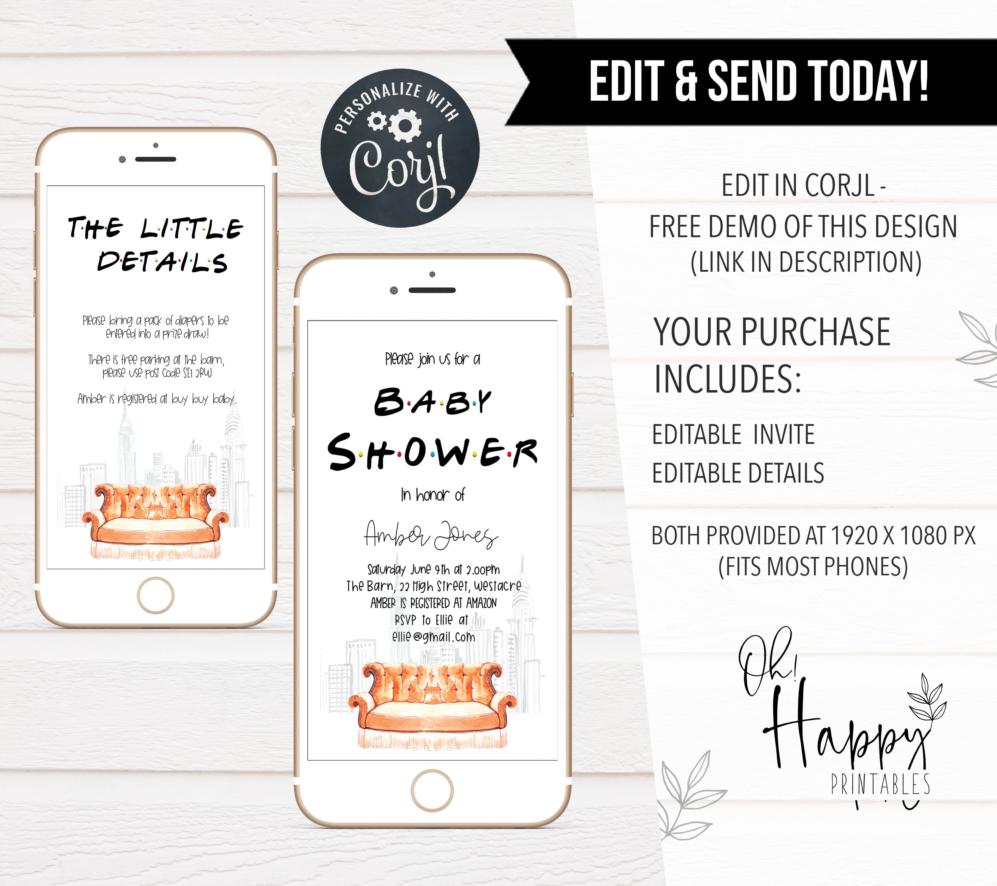 editable baby shower invite, baby shower cell phone invite, friends baby shower invitation, baby shower invitations, editable baby shower invite, friends baby shower theme, friends