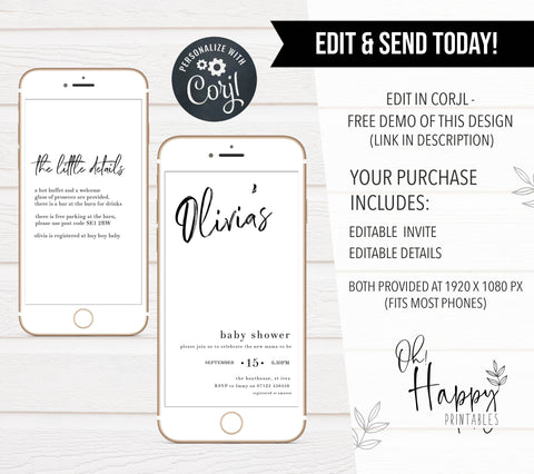 editable baby shower invitations, printable baby shower invitations, gender neutral baby shower invitations, fun baby shower invites, simple baby shower invitations