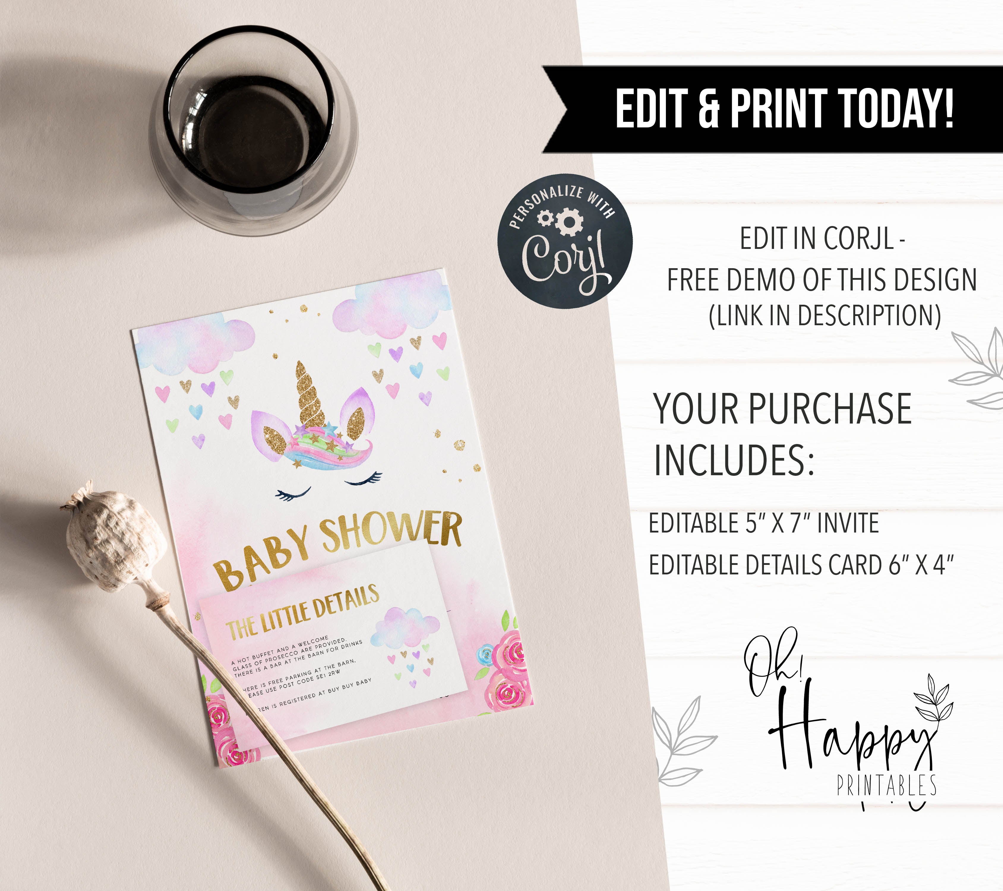 editable baby shower unicorn invitations, printable unicorn baby shower invitations, unicorn baby shower themes, unicorn baby invites
