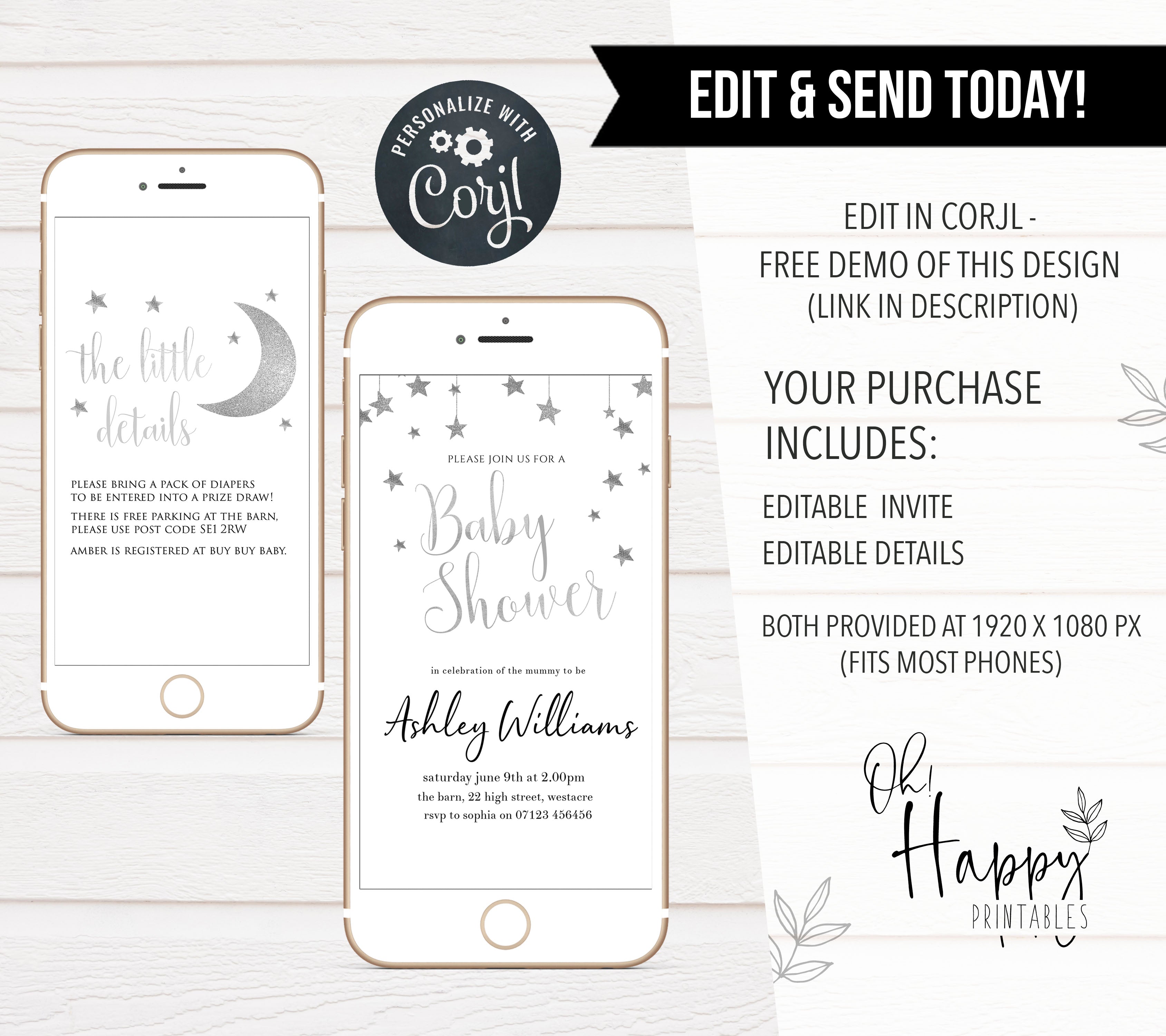 little star baby shower invitations, printable baby shower invitations, editable baby shower invitations, twinkle little star baby shower invitations, baby invites