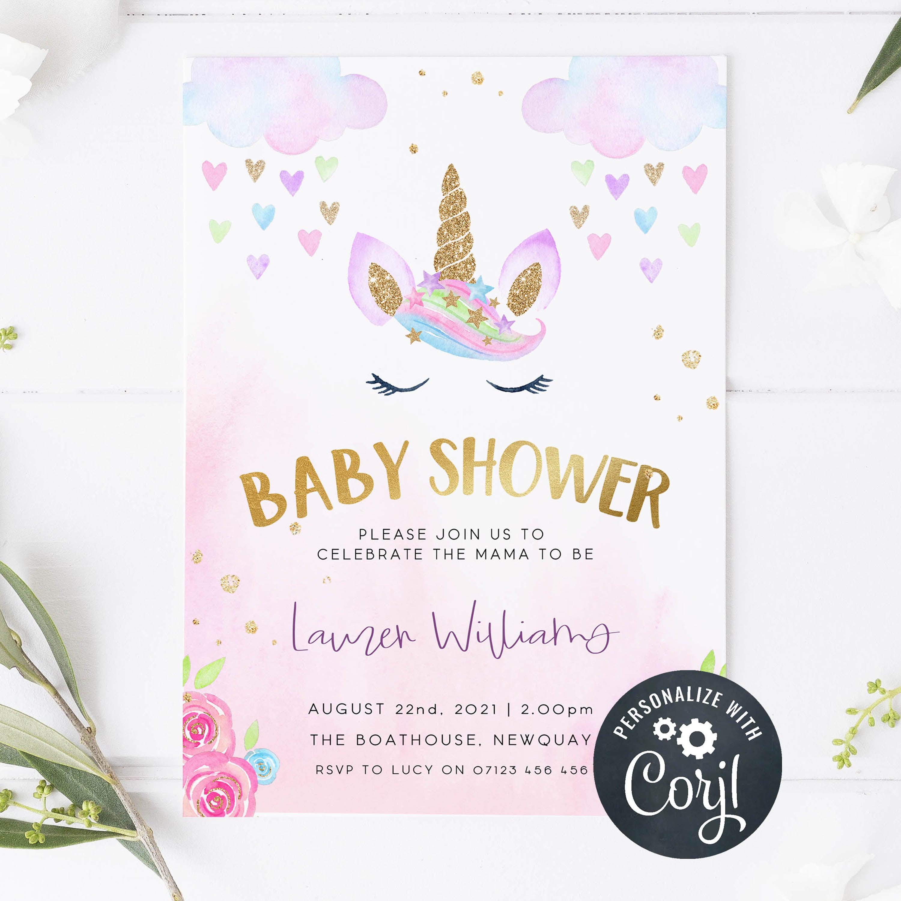 editable baby shower unicorn invitations, printable unicorn baby shower invitations, unicorn baby shower themes, unicorn baby invites