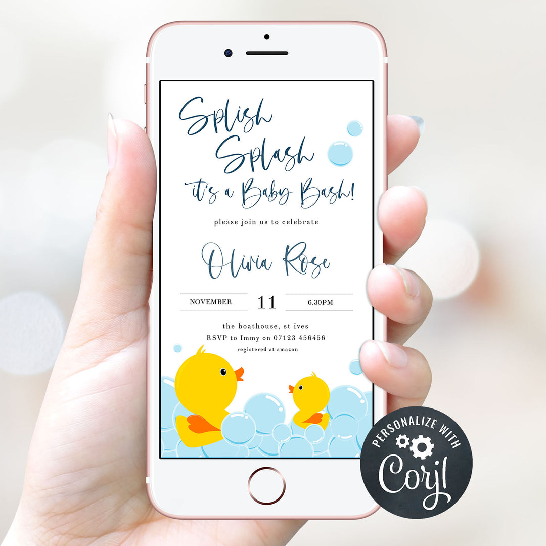 rubber ducky baby shower, printable baby shower invitations, editable baby shower invitations, rubber ducky baby invites, mobile baby shower invitations, mobile invites