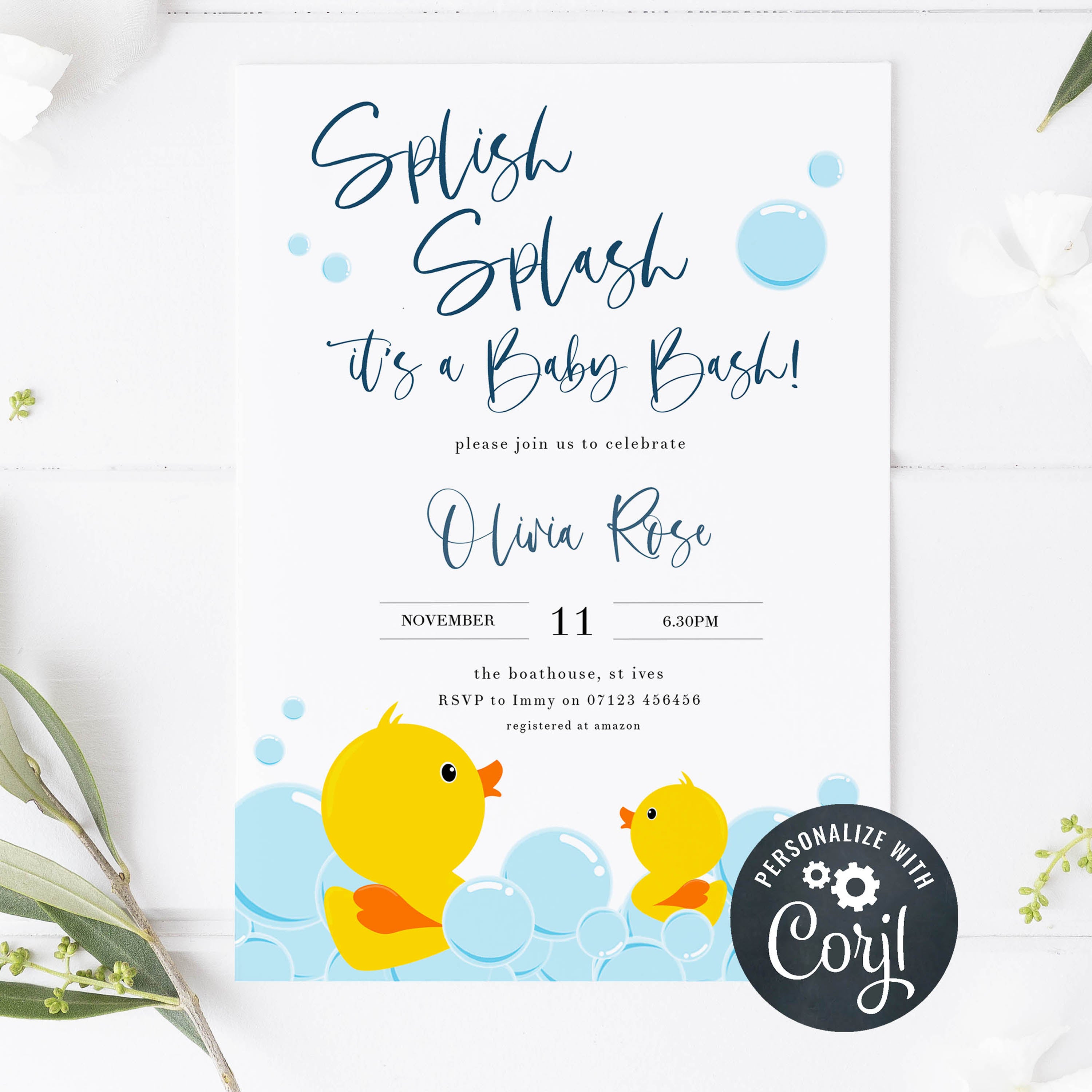 rubber ducky baby shower, printable baby shower invitations, editable baby shower invitations, rubber ducky baby invites, mobile baby shower invitations, mobile invites