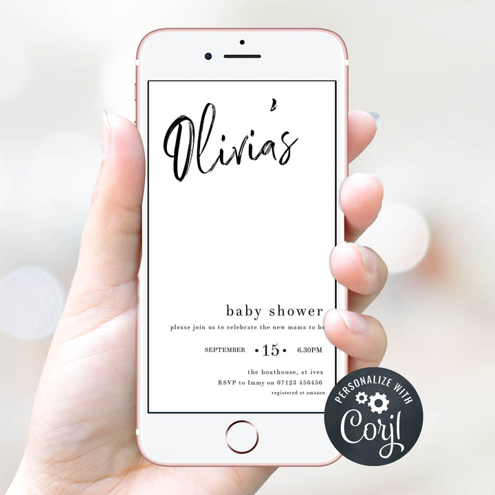 editable baby shower invitations, printable baby shower invitations, gender neutral baby shower invitations, fun baby shower invites, simple baby shower invitations