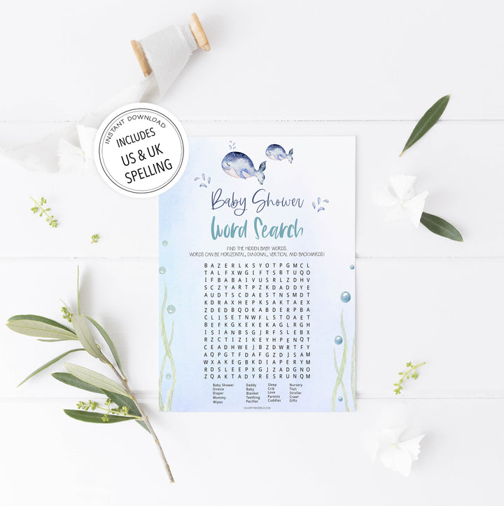 baby shower word search game, Printable baby shower games, whale baby games, baby shower games, fun baby shower ideas, top baby shower ideas, whale baby shower, baby shower games, fun whale baby shower ideas