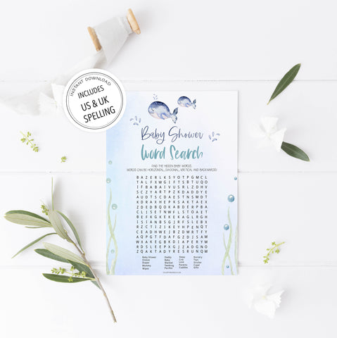 baby shower word search game, Printable baby shower games, whale baby games, baby shower games, fun baby shower ideas, top baby shower ideas, whale baby shower, baby shower games, fun whale baby shower ideas