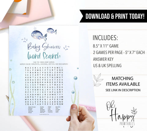 baby shower word search game, Printable baby shower games, whale baby games, baby shower games, fun baby shower ideas, top baby shower ideas, whale baby shower, baby shower games, fun whale baby shower ideas
