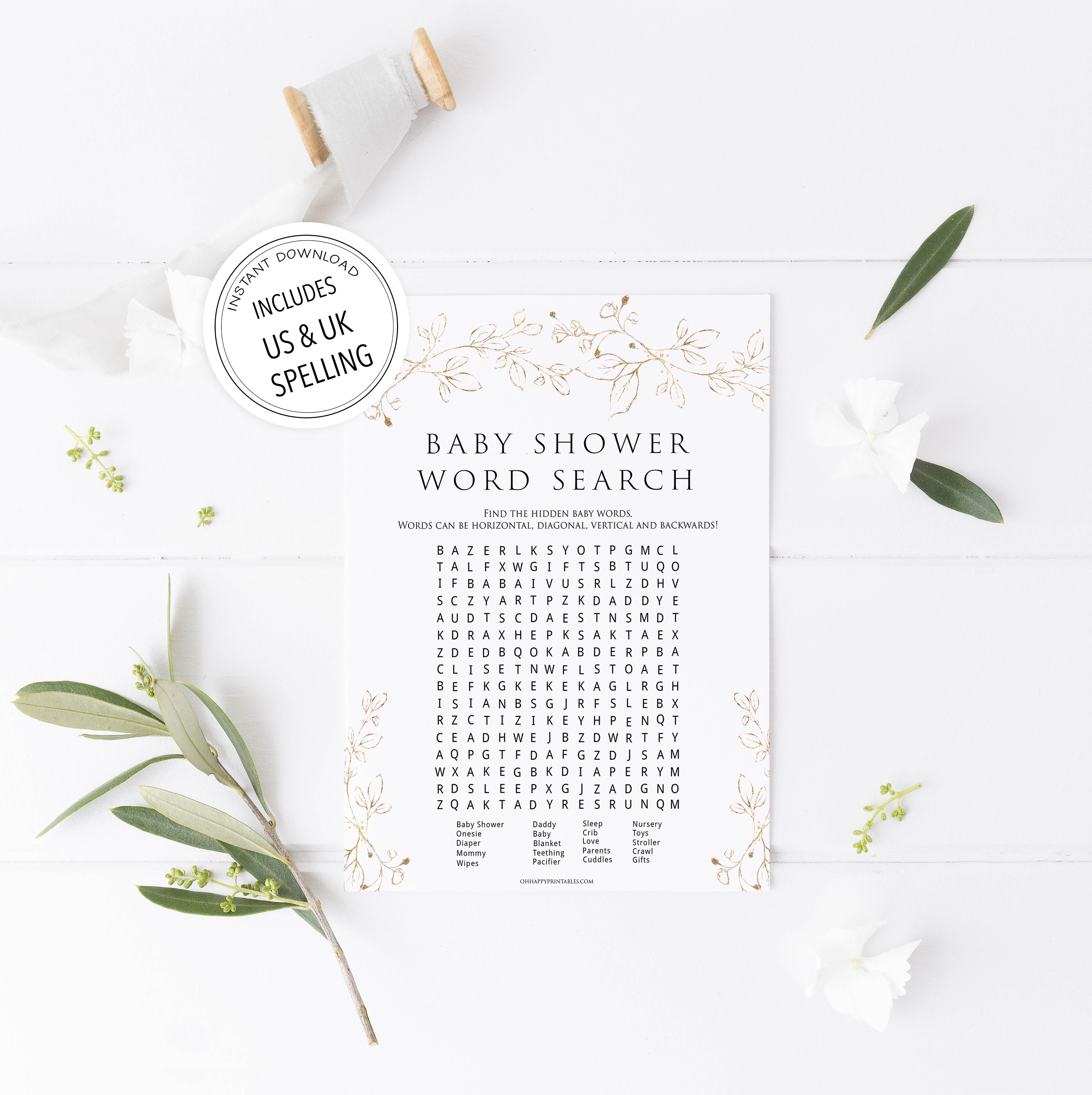 baby shower word search game, Printable baby shower games, gold leaf baby games, baby shower games, fun baby shower ideas, top baby shower ideas, gold leaf baby shower, baby shower games, fun gold leaf baby shower ideas