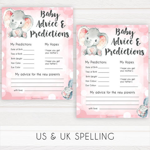 pink elephant baby games, baby advice and predictions baby shower games, printable baby shower games, baby shower games, fun baby games, popular baby games, pink baby games