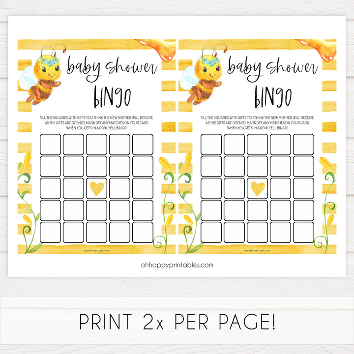 baby shower bingo, Printable baby shower games, mommy bee fun baby games, baby shower games, fun baby shower ideas, top baby shower ideas, mommy to bee baby shower, friends baby shower ideas
