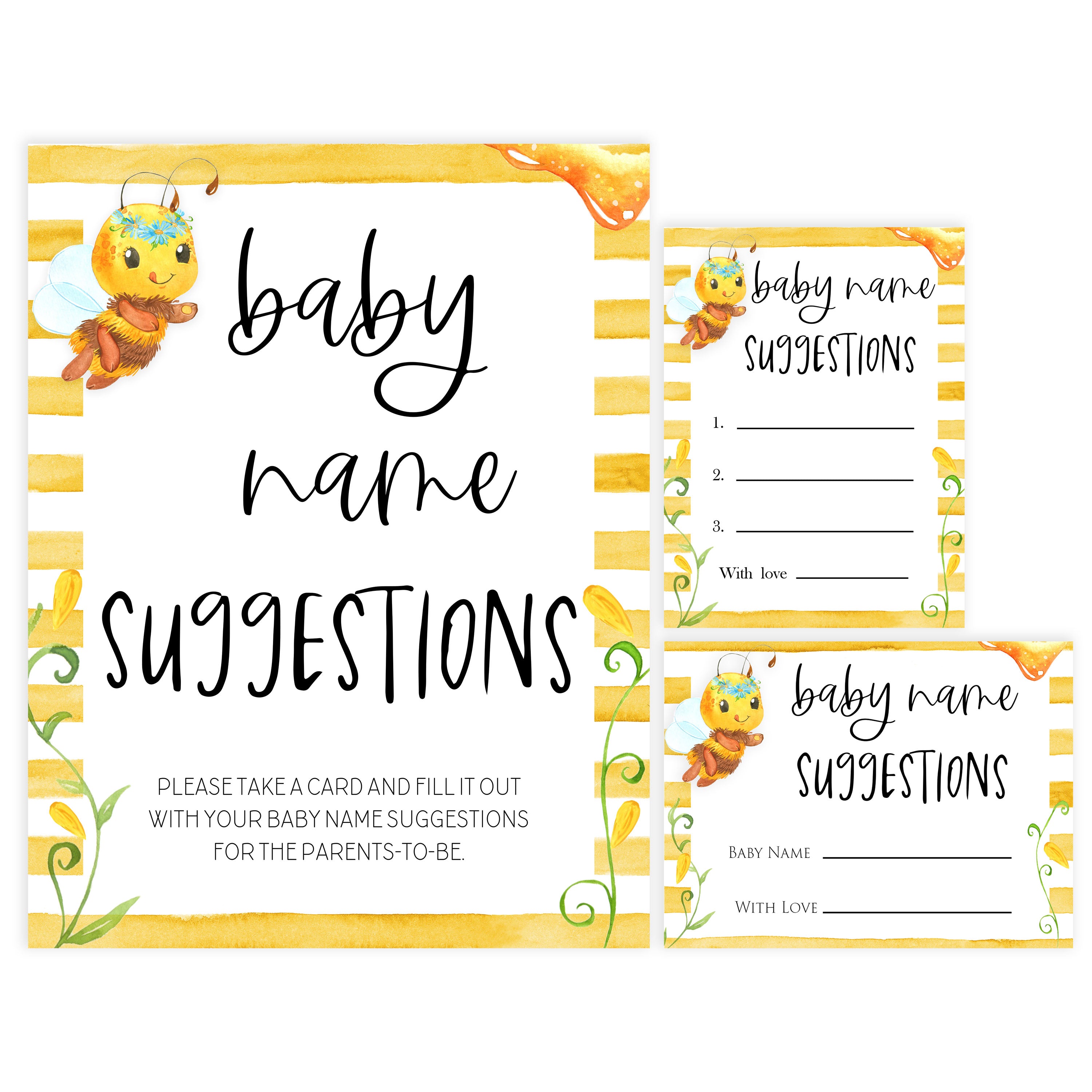 baby name suggestions game, Printable baby shower games, mommy bee fun baby games, baby shower games, fun baby shower ideas, top baby shower ideas, mommy to bee baby shower, friends baby shower ideas