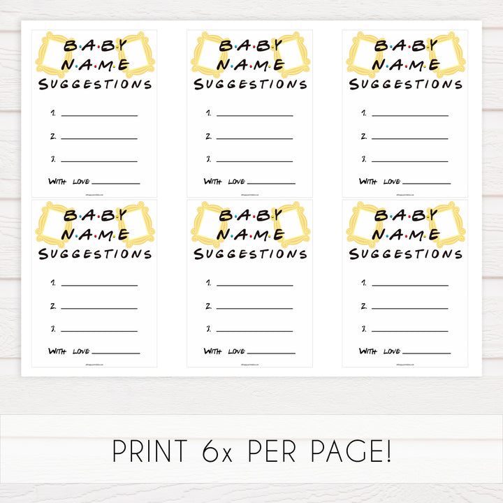 baby name suggestions, Printable baby shower games, friends fun baby games, baby shower games, fun baby shower ideas, top baby shower ideas, friends baby shower, friends baby shower ideas