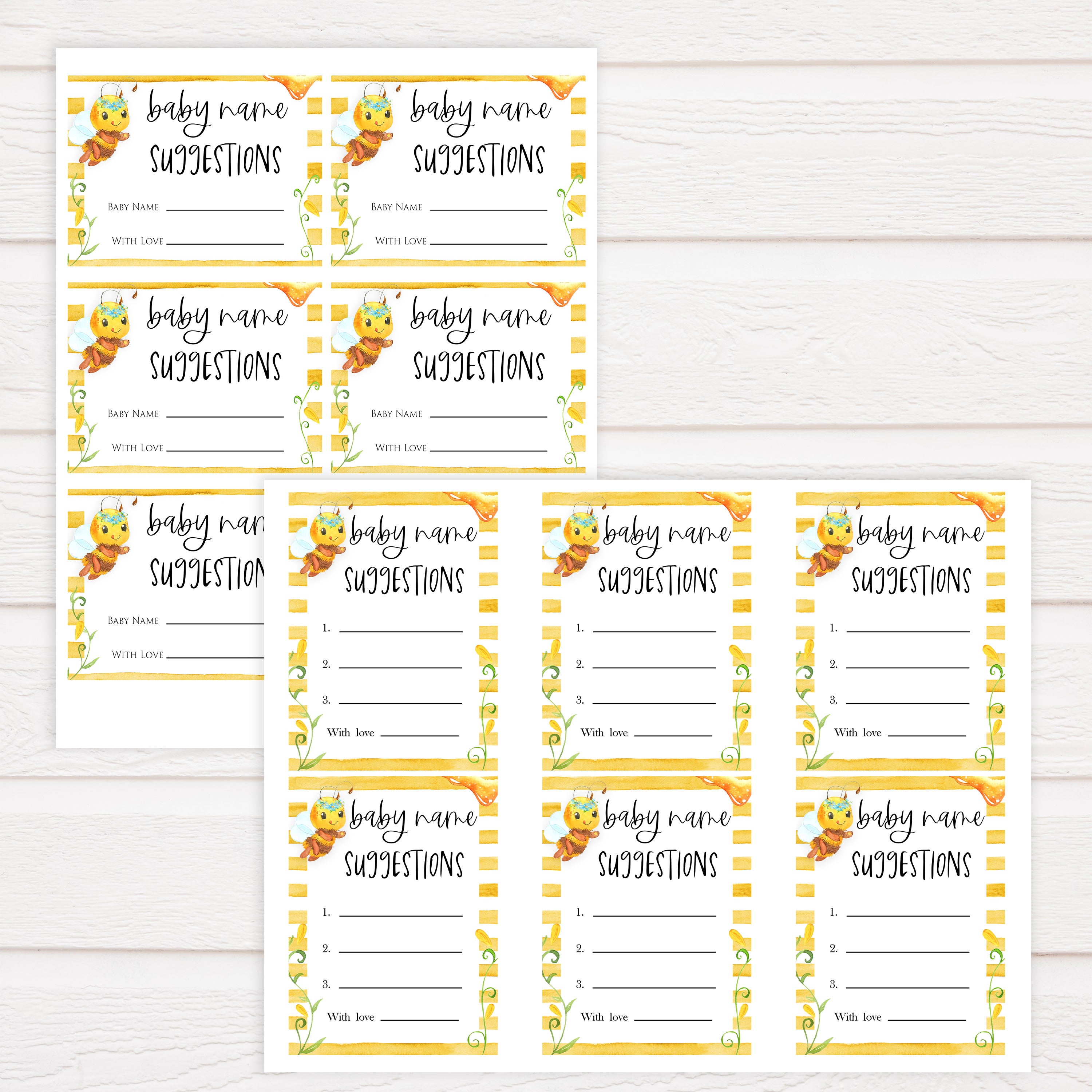 baby name suggestions game, Printable baby shower games, mommy bee fun baby games, baby shower games, fun baby shower ideas, top baby shower ideas, mommy to bee baby shower, friends baby shower ideas