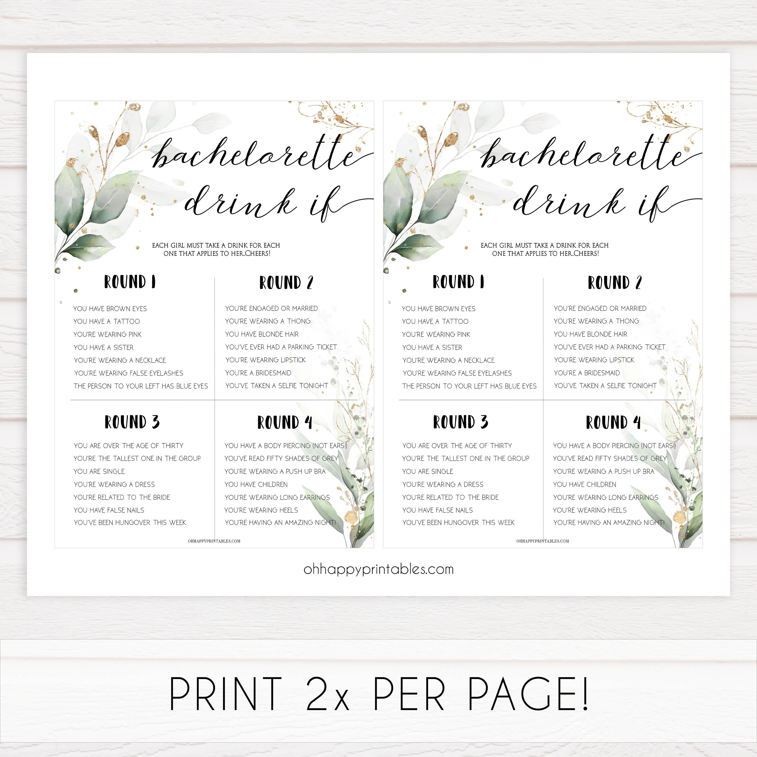8 bachelorette party games, Gold leaf bachelorette games, naught bridal shower games, adult bridal games, cock or what game, hen party games, fun bridal shower games