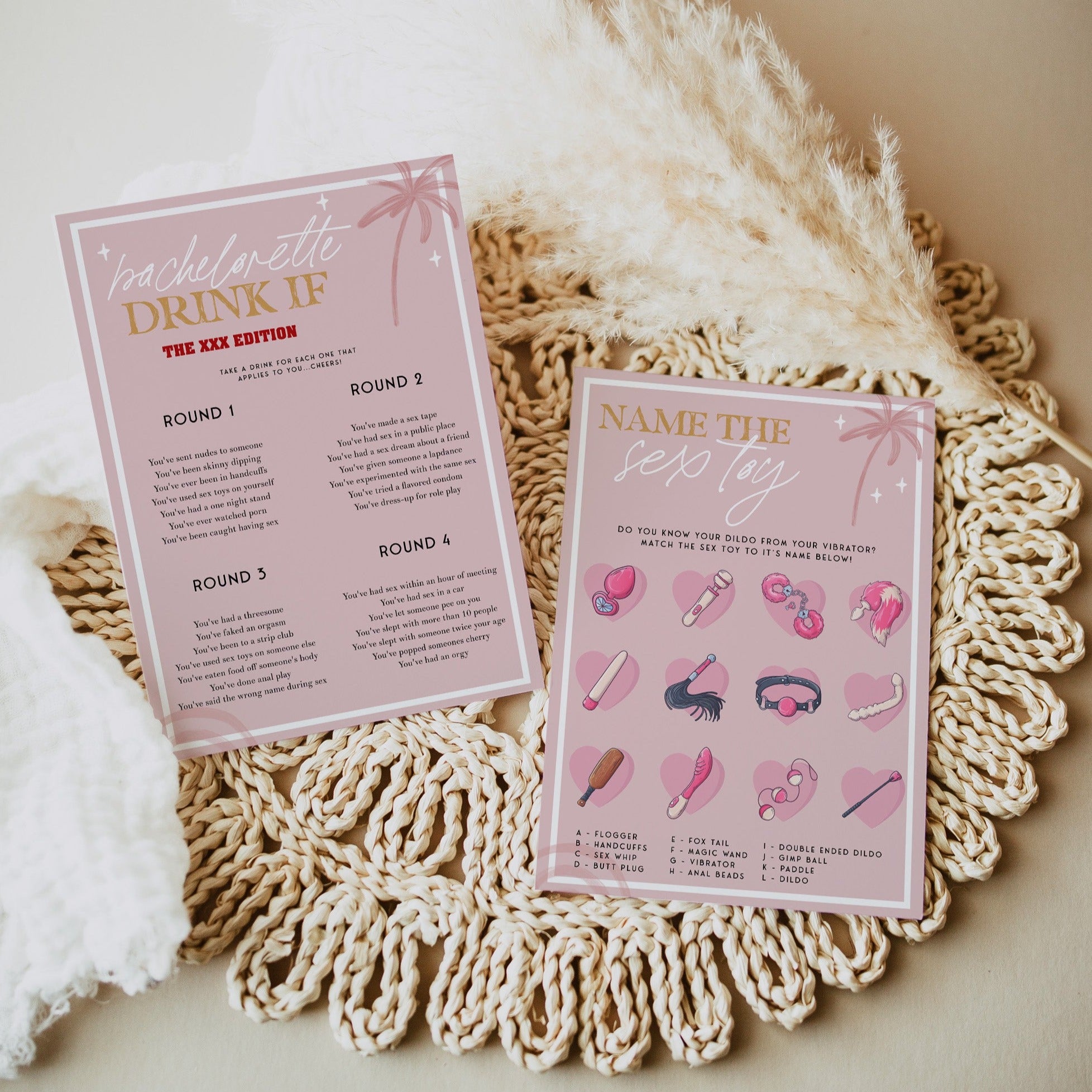 editable palm springs bachelorette games, printable bachelorette party games, bachelorette games