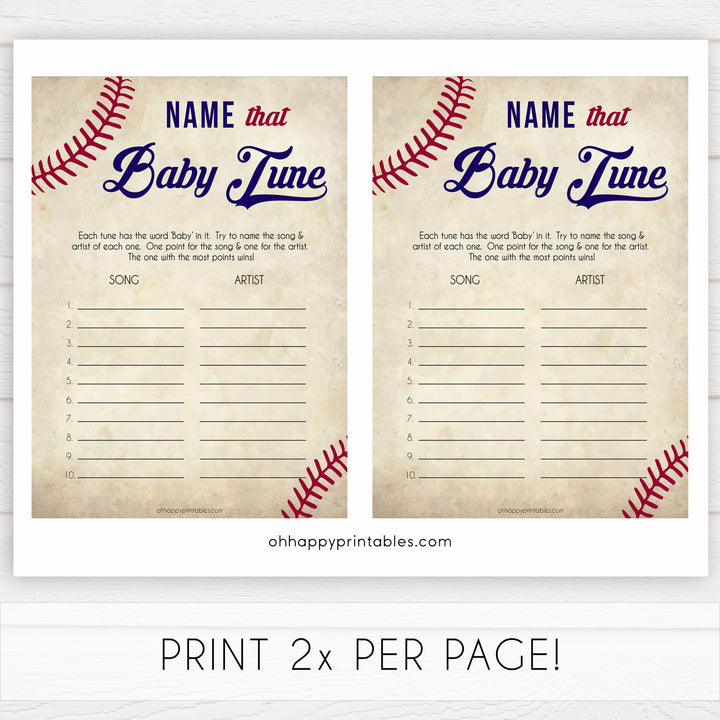 baseball name that baby tune baby shower game, baseball baby shower theme, printable baby shower games, popular baby shower games, fun baby shower gamesbaseball name that baby tune baby shower game, baseball baby shower theme, printable baby shower games, popular baby shower games, fun baby shower games