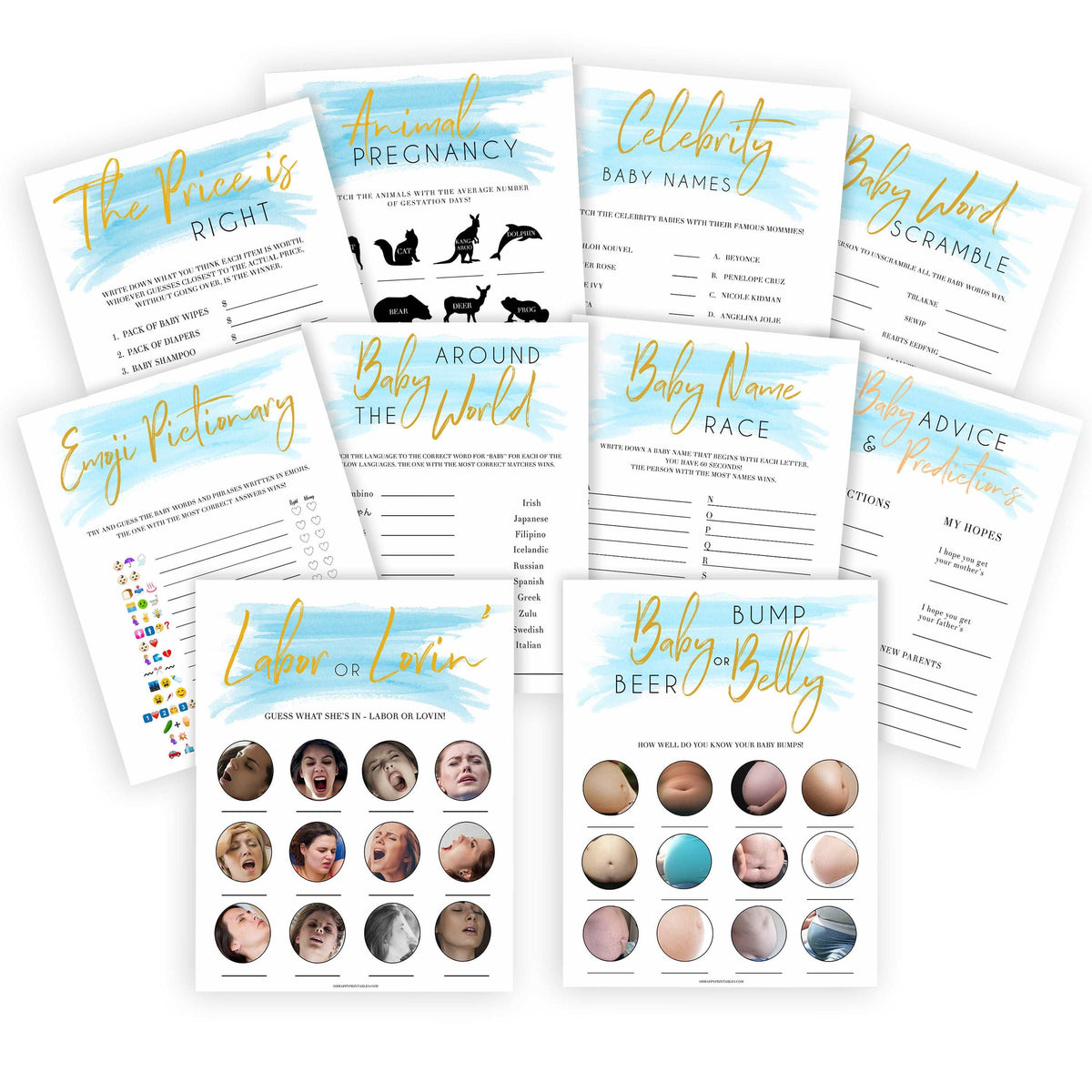 Blue swash, 10 baby shower games, baby games, baby shower games, printable baby games, fun baby games, boy baby shower games, baby games, fun baby shower ideas, baby shower ideas