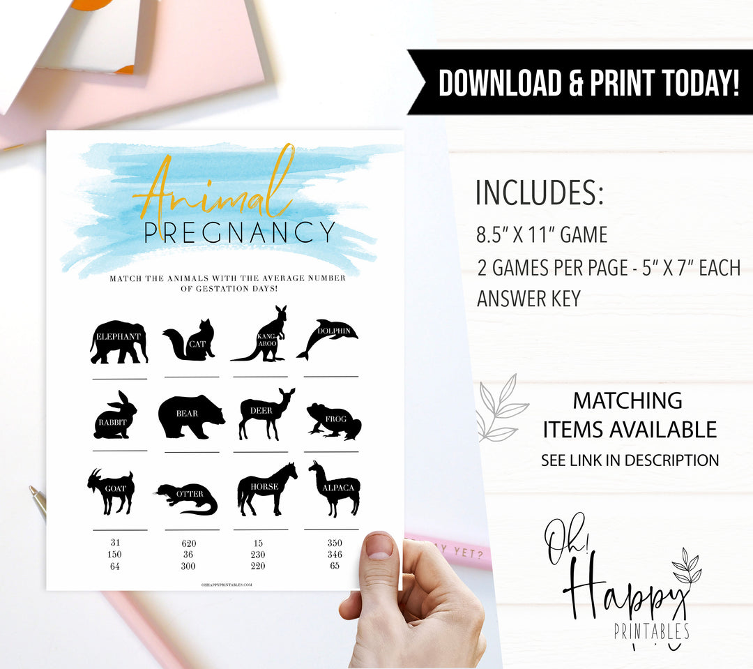 Blue swash, animal pregnancy baby games, baby shower games, printable baby games, fun baby games, boy baby shower games, baby games, fun baby shower ideas, baby shower ideas