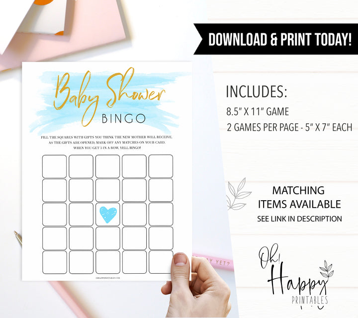 Blue swash, baby shower bingo baby games, baby shower games, printable baby games, fun baby games, boy baby shower games, baby games, fun baby shower ideas, baby shower ideas, boy baby games, blue baby shower