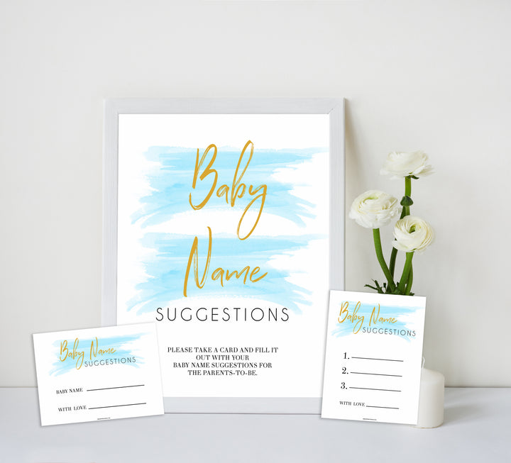 Blue swash, baby name suggestions baby games, baby shower games, printable baby games, fun baby games, boy baby shower games, baby games, fun baby shower ideas, baby shower ideas, boy baby games, blue baby shower