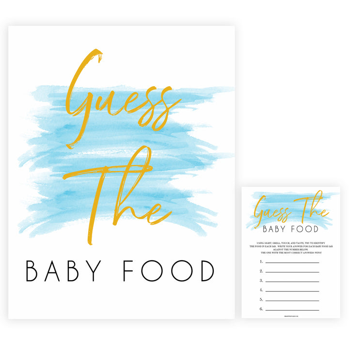 Blue swash, guess the baby food baby games, baby shower games, printable baby games, fun baby games, boy baby shower games, baby games, fun baby shower ideas, baby shower ideas, boy baby games, blue baby shower