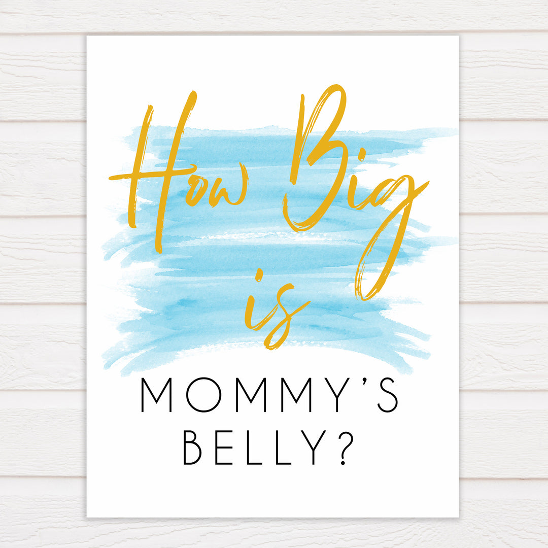 Blue swash, how big is mommys belly baby games, baby shower games, printable baby games, fun baby games, boy baby shower games, baby games, fun baby shower ideas, baby shower ideas, boy baby games, blue baby shower