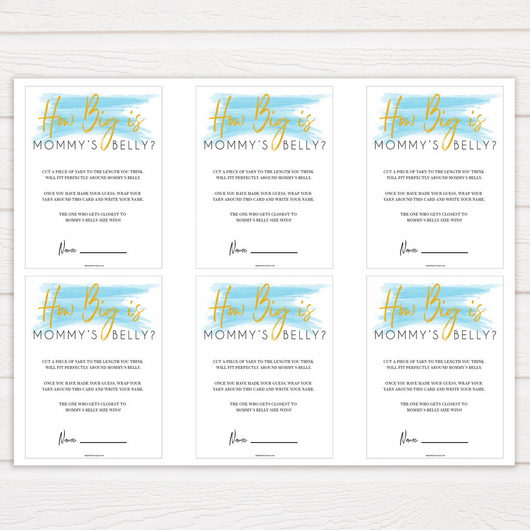 Blue swash, how big is mommys belly baby games, baby shower games, printable baby games, fun baby games, boy baby shower games, baby games, fun baby shower ideas, baby shower ideas, boy baby games, blue baby shower