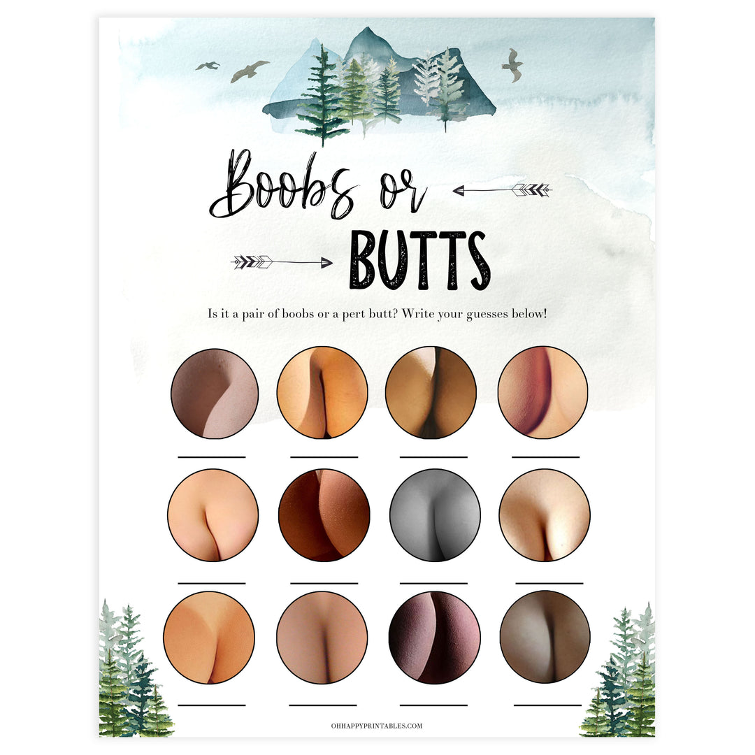 boobs or butts baby game, Printable baby shower games, adventure awaits baby games, baby shower games, fun baby shower ideas, top baby shower ideas, adventure awaits baby shower, baby shower games, fun adventure baby shower ideas