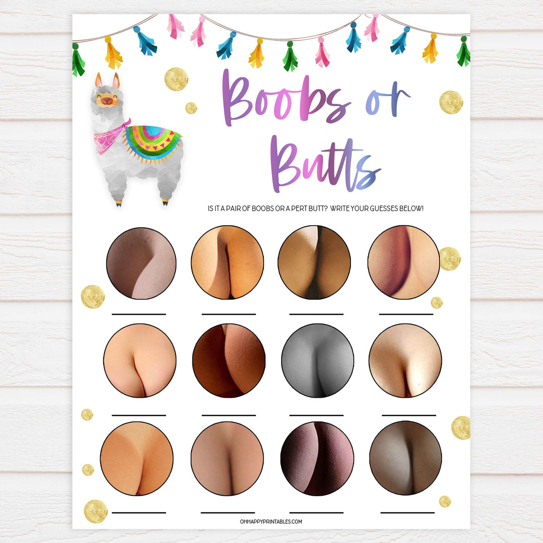 porn or labor, baby bump or beer belly, boobs or butts, Printable baby shower games, llama fiesta fun baby games, baby shower games, fun baby shower ideas, top baby shower ideas, Llama fiesta shower baby shower, fiesta baby shower ideas