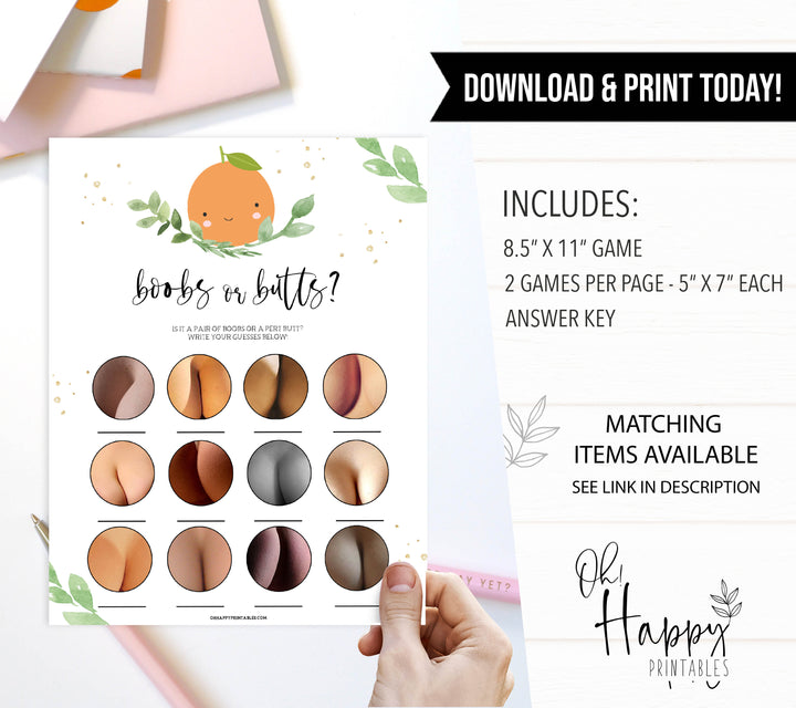 boobs or butts baby shower game, Printable baby shower games, little cutie baby games, baby shower games, fun baby shower ideas, top baby shower ideas, little cutie baby shower, baby shower games, fun little cutie baby shower ideas