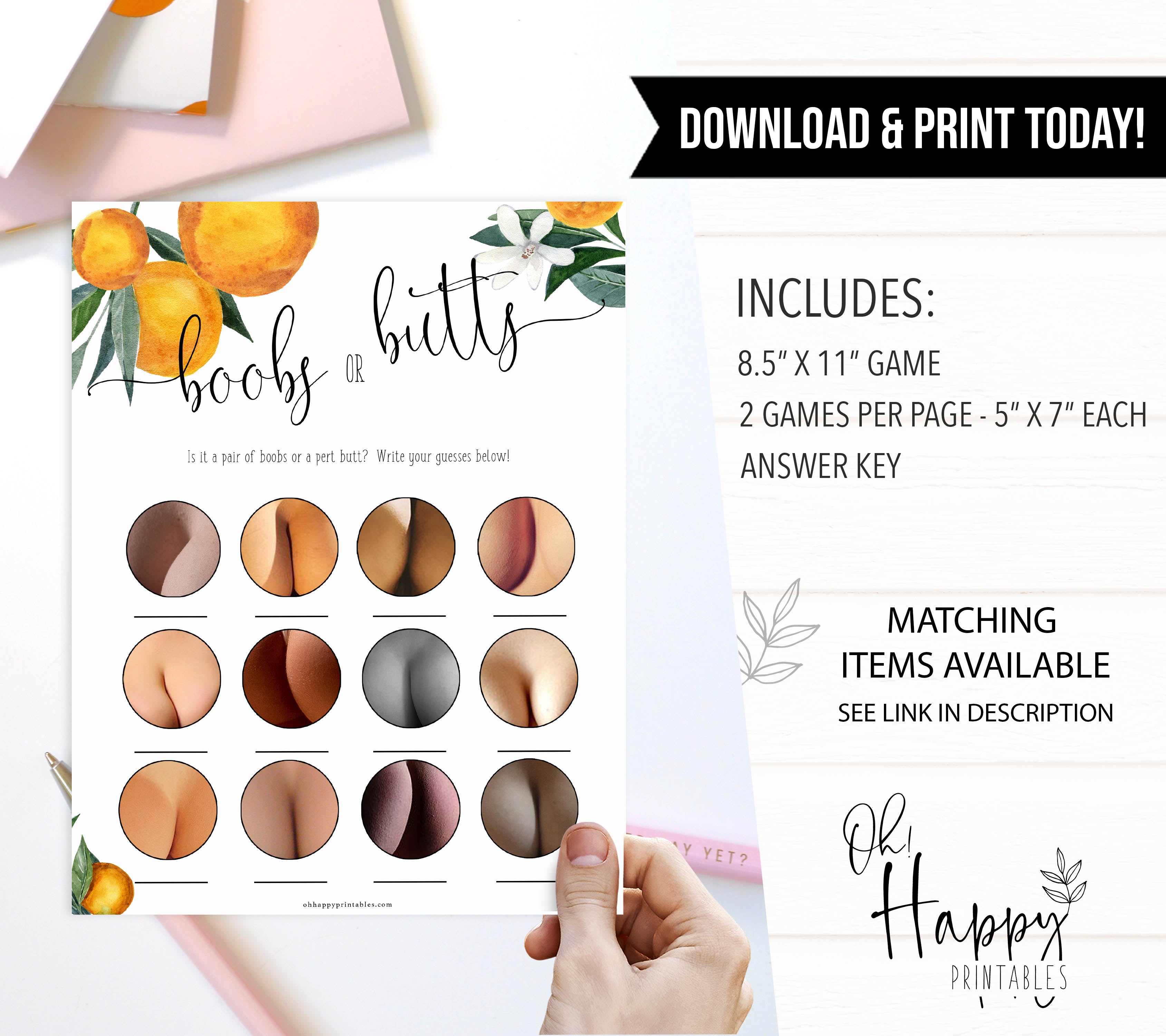 boobs or butts baby shower game, Printable baby shower games, little cutie baby games, baby shower games, fun baby shower ideas, top baby shower ideas, little cutie baby shower, baby shower games, fun little cutie baby shower ideas, citrus baby shower games, citrus baby shower, orange baby shower