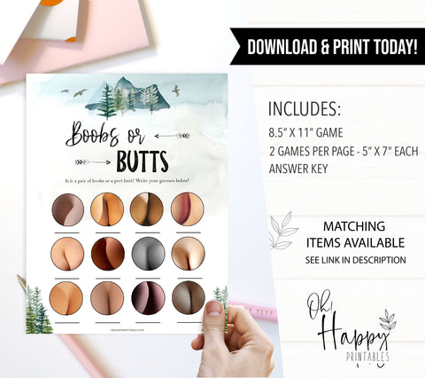 boobs or butts baby game, Printable baby shower games, adventure awaits baby games, baby shower games, fun baby shower ideas, top baby shower ideas, adventure awaits baby shower, baby shower games, fun adventure baby shower ideas