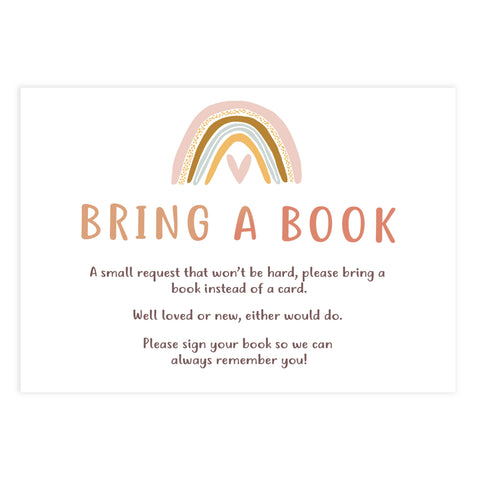 bring a book, Printable baby shower games, boho rainbow baby games, baby shower games, fun baby shower ideas, top baby shower ideas, boho rainbow baby shower, baby shower games, fun boho rainbow baby shower ideas