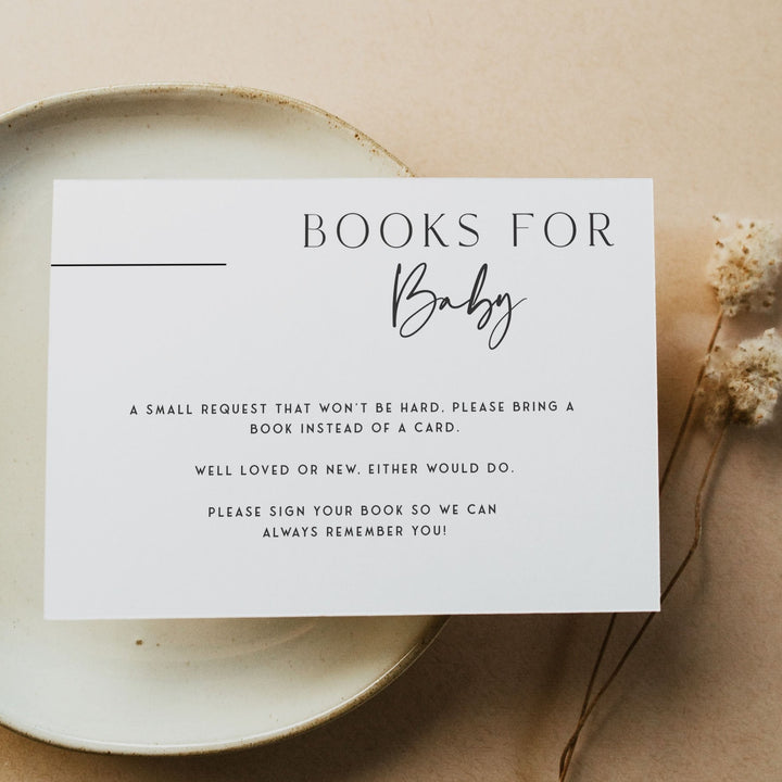 books for baby, baby shower game, printable baby shower games, editable baby shower games, modern baby shower games, minimalist baby shower