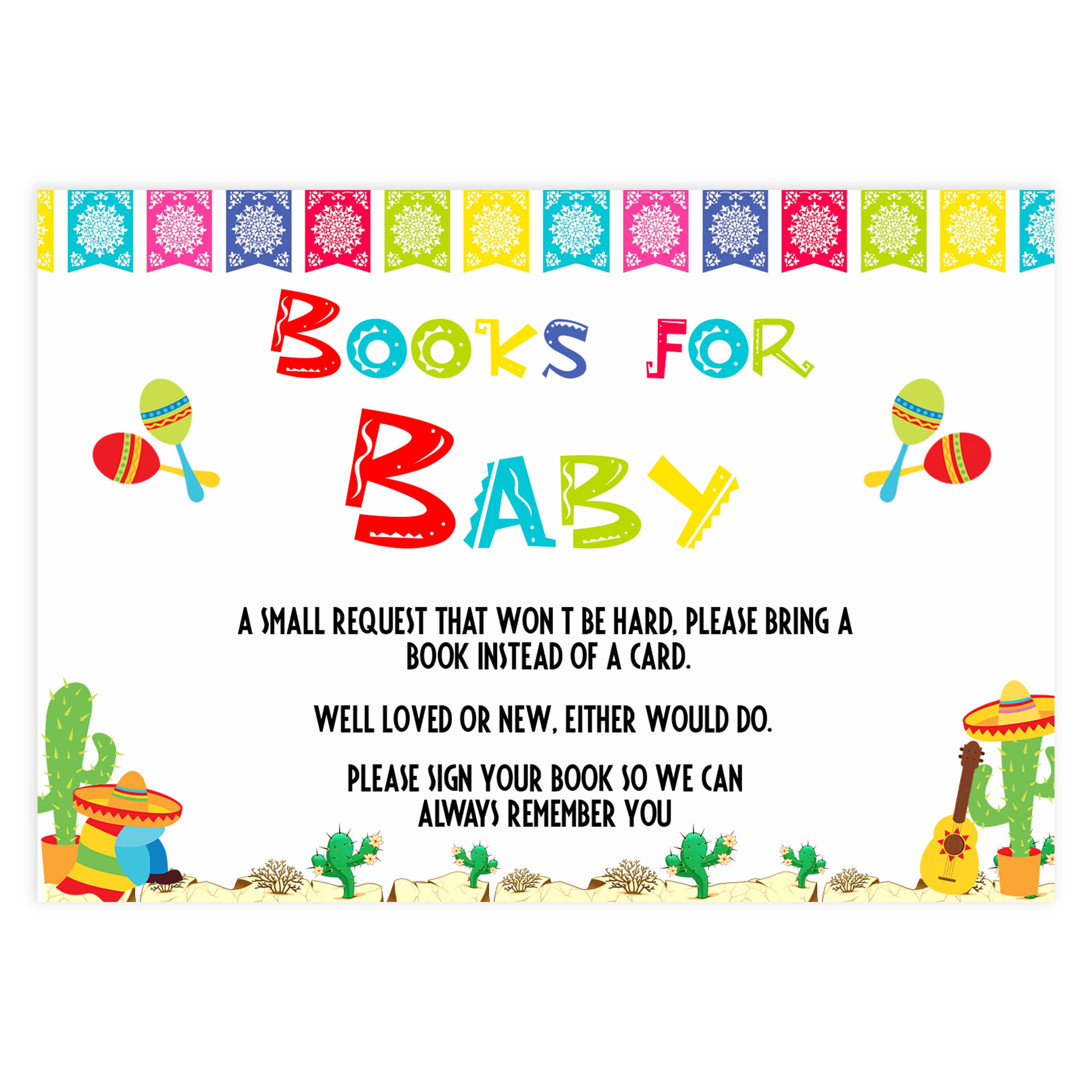 bring a book, books for baby, Printable baby shower games, Mexican fiesta fun baby games, baby shower games, fun baby shower ideas, top baby shower ideas, fiesta shower baby shower, fiesta baby shower ideas
