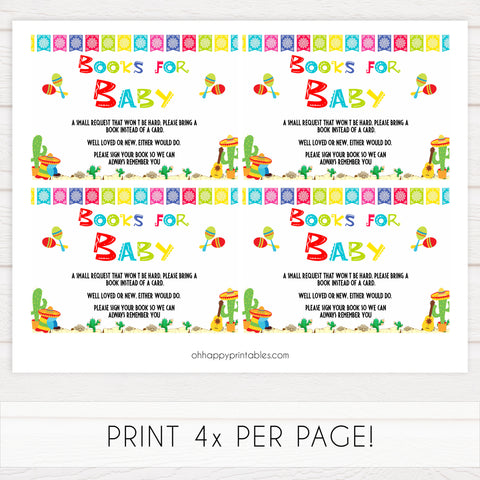 bring a book, books for baby, Printable baby shower games, Mexican fiesta fun baby games, baby shower games, fun baby shower ideas, top baby shower ideas, fiesta shower baby shower, fiesta baby shower ideas