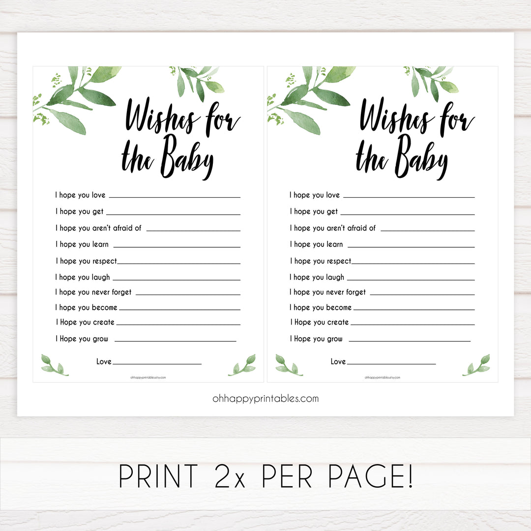 Wishes for The Baby - Botanical