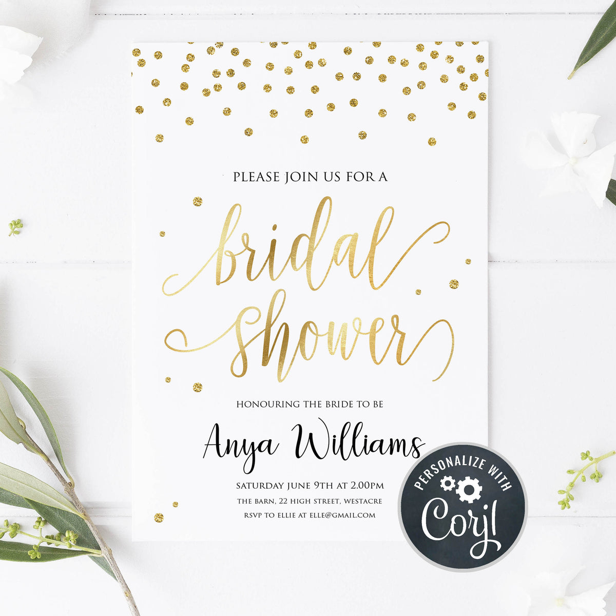 editable gold bridal shower invitations, printable bridal shower invitations, gold bridal shower invitations, gold bridal shower ideas