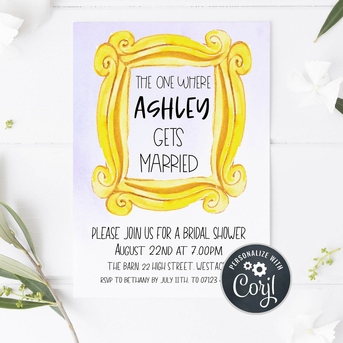 the one where bridal shower invitations, editable bridal shower friends invitations, printable bridal shower invitations