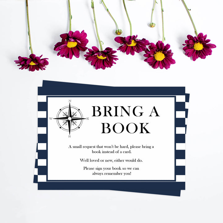 bring a book insert, books for baby insert, Printable baby shower games, nautical baby shower games, nautical baby games, fun baby shower games, top baby shower ideas